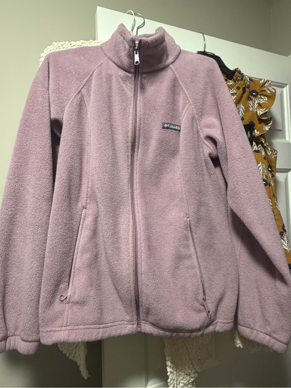 Columbia Plush Full-Zip Jacket in purple